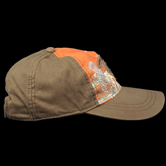 WOMEN'S DISNEY'S TINKERBELL BROWN & ORANGE BASEBALL STYLE CAP - Picture 4 of 7